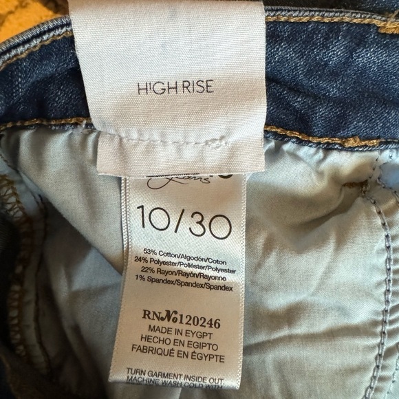 Kensie Jeans High rise cropped jeans - Picture 9 of 11